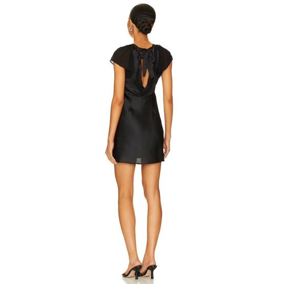 Free People x Revolve Violet Visions Slip Mini Dress in Black Combor 2 New Women - Picture 2 of 12
